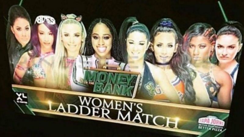 Eight women will reportedly compete in the ladder match, as opposed to the men's seven.